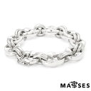 マシス オーバルブレスレット / シルバー メンズ アクセサリー ジュエリー MASSES