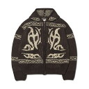 ノーマニュアル カウチン フーディッド ジップアップ - ブラウン メンズ レディース アクセサリー ジュエリー NOMANUAL