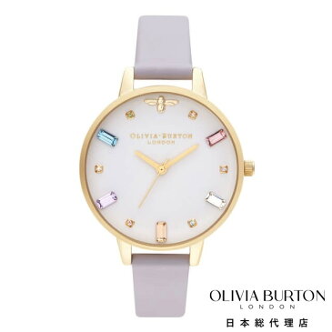 オリビアバートン レディース 時計 Olivia Burton 腕時計 レインボー ビー デミ パルマバイオレット ＆ ゴールド ギフト 新生活