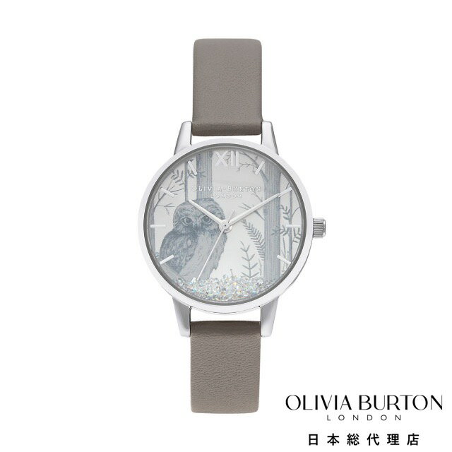 オリビアバートン レディース 腕時計 日本正規代理店 公式ストア Olivia Burton スノーグローブ ビーガン ロンドングレイ & シルバー