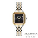 オリビア・バートン クラシックス - 28mm グロブナー クリスタル ブラック サンレイ シルバー & ゴールド OLIVIA BURTON レディース 腕時計