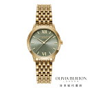 オリビア・バートン クラシックス - 32mm クラシック スワール セージ グリーン サンレイ ゴールド OLIVIA BURTON レディース 腕時計