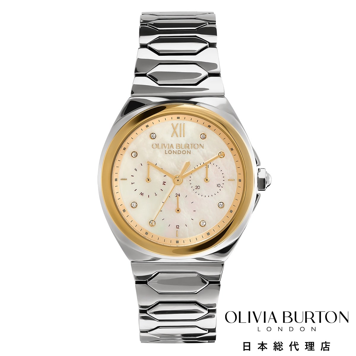 P10ܡ6/11 1:59ޤǡۥӥСȥ ݡ 奯 - 36mm 饹 С& ޥե󥯥 ۥ磻 ޥ֥ѡ ֥쥹å ǥ å OLIVIA BURTON