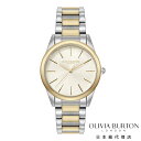 オリビア・バートン クラシック 34mm グロウフル アイボリー&シルバー ゴールド ブレスレット レディース ウォッチ OLIVIA BURTON
