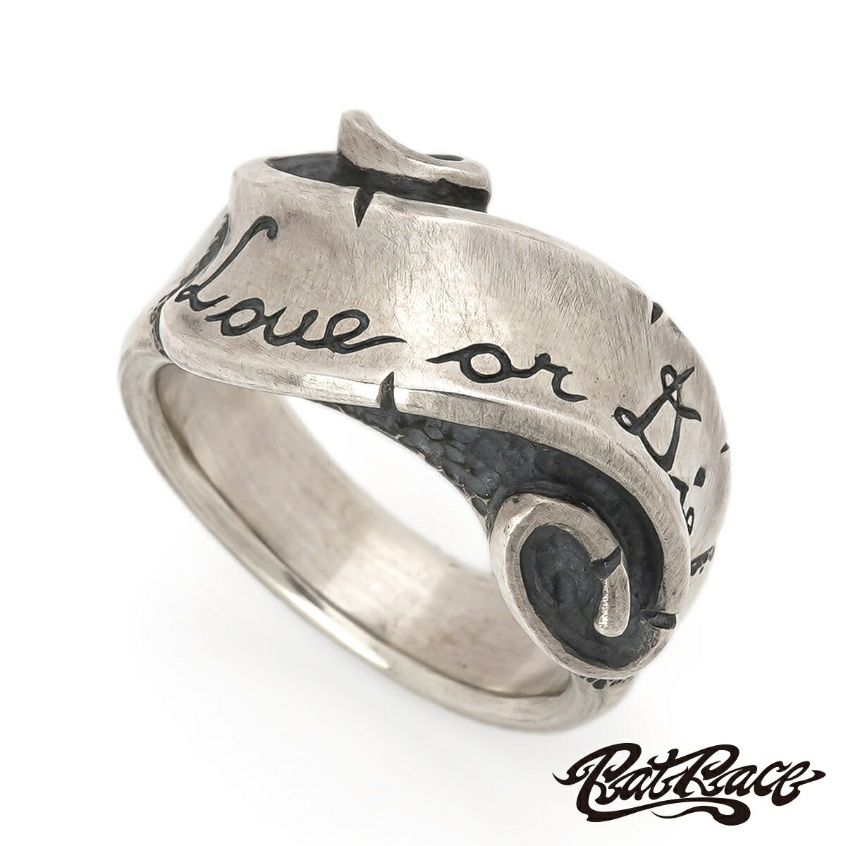 ラットレース メッセージオンリボンリング / ナロー メンズ レディース アクセサリー ジュエリー Rat Race
