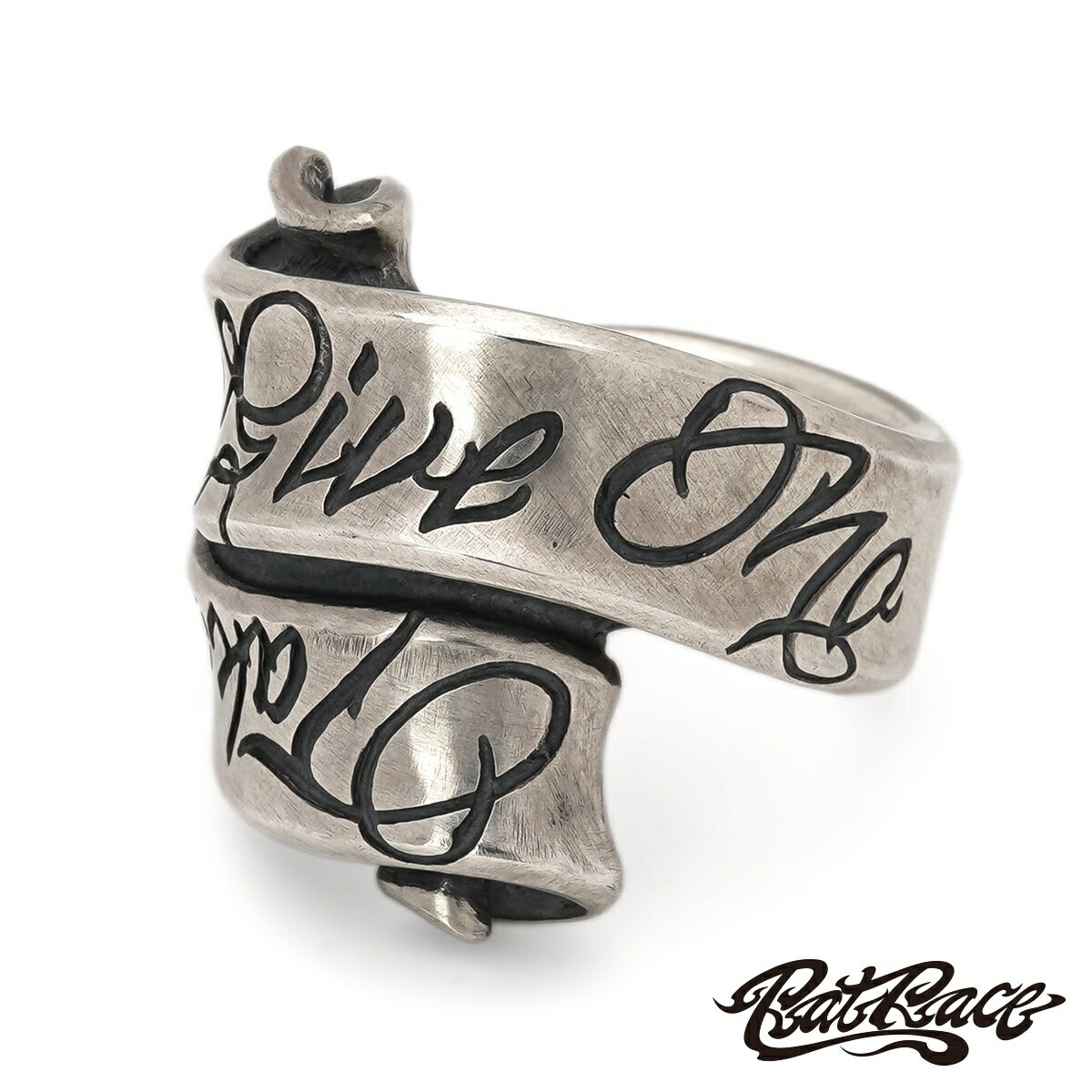 ラットレース メッセージオンリボンリング / ギブノーテイクノー メンズ レディース アクセサリー ジュエリー Rat Race