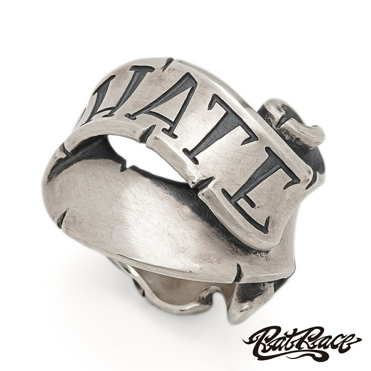 ラットレース フラップリボンリング L ヘイト メンズ レディース アクセサリー ジュエリー Rat Race