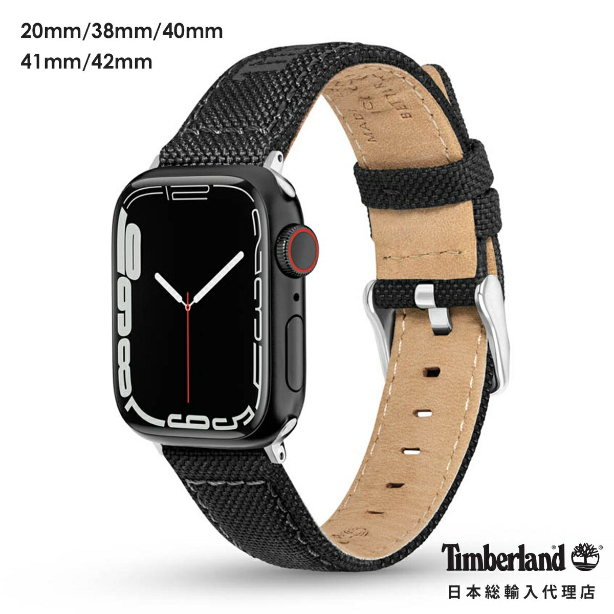 ティンバーランド ティンバーランド ストラップ サポ S ブラック ファブリック 20 メンズ レディース ウォッチ Timberland