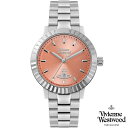ヴィヴィアンウエストウッド ダリッジ - コーラルピンク ダイヤル & シルバー ブレスレット レディース ウォッチ Vivienne Westwood
