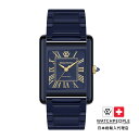 ウォッチピープル クリア - シャイニー - ミッドナイトブルー - 27x38mm レディース メンズ ウォッチ WATCHPEOPLE