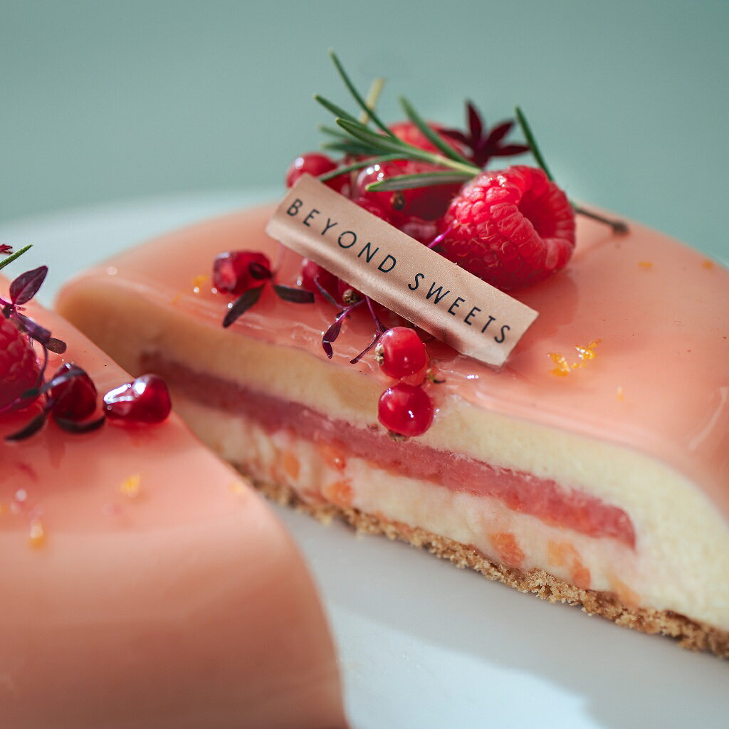 プラントベースケーキ ライチ＆シトラス ホール 冷凍配送 5号サイズ 1台