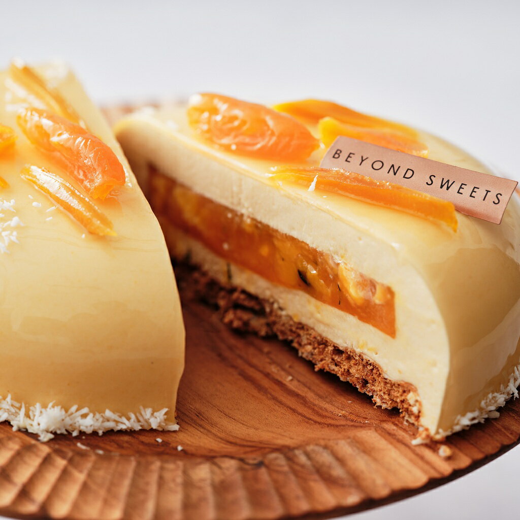 低糖質ムースケーキ マンゴードロップ ホール 冷凍 5号サイズ 1台