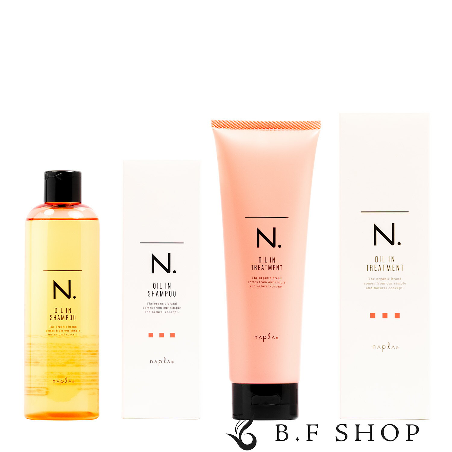 【セット品】ナプラ N. オイルイン シャンプー 300ml + トリートメント 240g エヌドット napla LSC