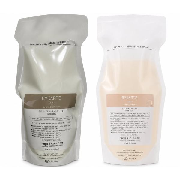 樂天商城 - 【セット品】ホーユー バイカルテ リペアシャンプー FH+ 600ml セラムトリートメント SS+ 600g LSC