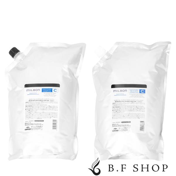 Rakuten - 【セット品】ミルボン スムージング C コースヘア シャンプー & トリートメント 2500ml グローバル ミルボン スムース 詰め替え用 レフィル milbon LSC