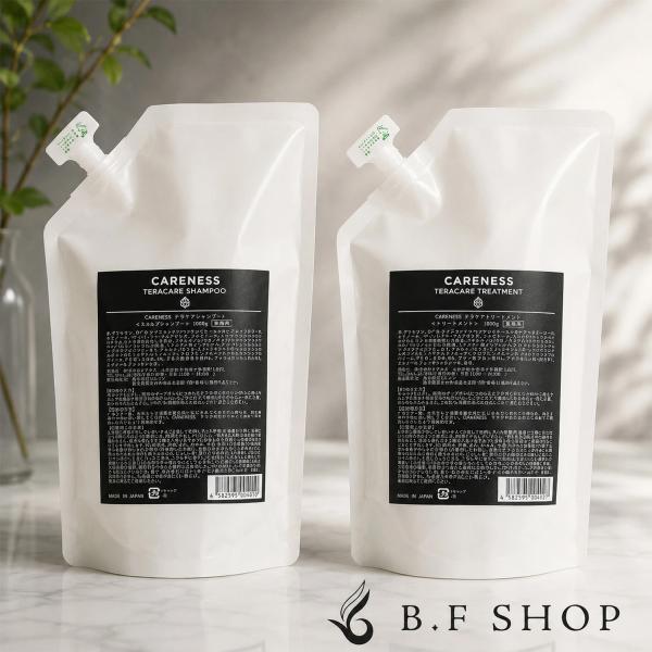 セット品 ケアネス テラケア シャンプー & トリートメント 1000ml 1000g レフィル LSC bf-shop-10001762 B.F SHOP サンプル画像2