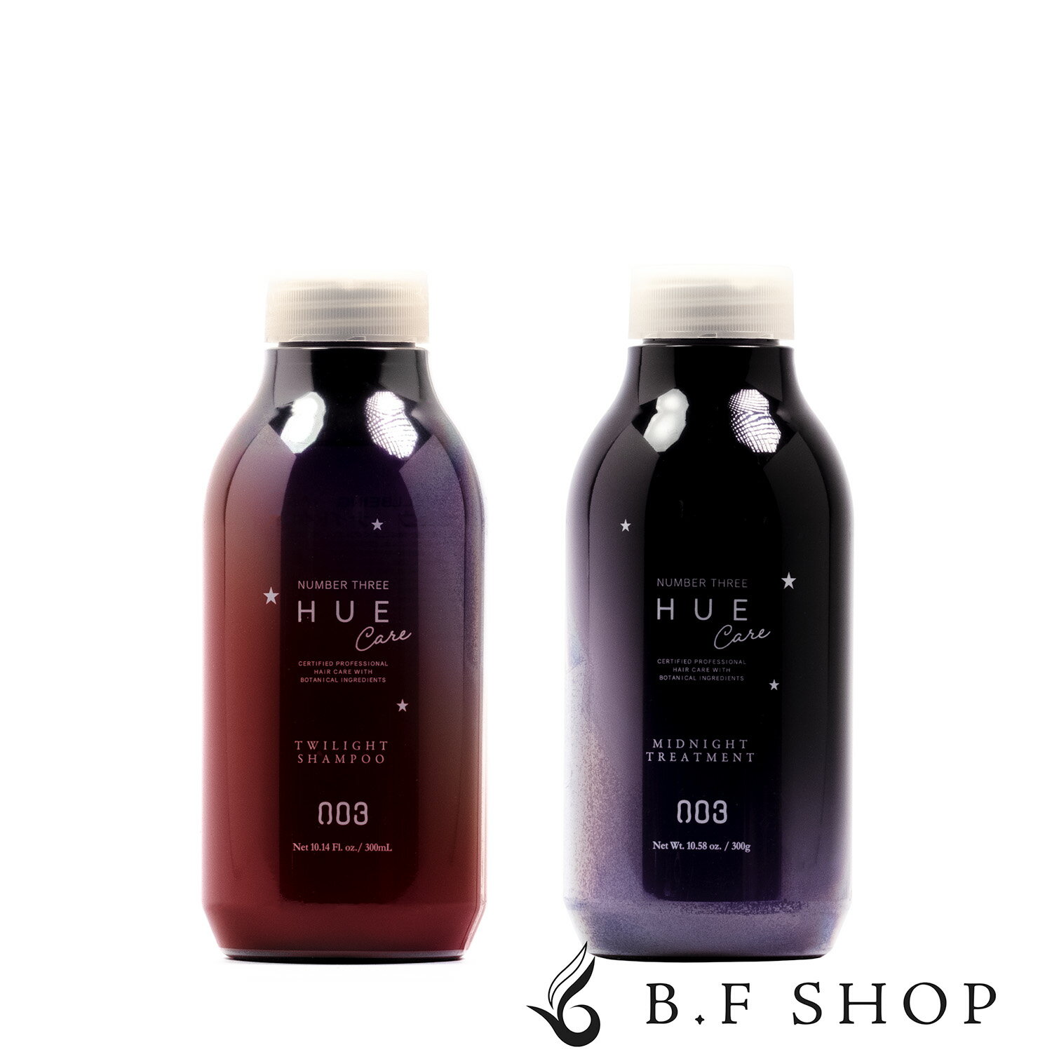 Rakuten - 【セット品】ナンバースリー no3 ヒュウ ナイト ケア トワイライト シャンプー 300ml ミッドナイト トリートメント 200g LSC