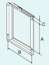 リンナイ ガス給湯器 取付部材 【UOP-JTAGR-H】 取付枠