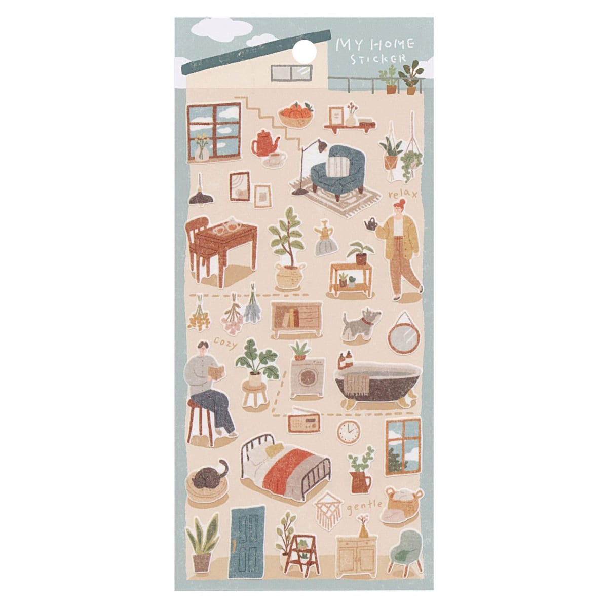 マイホームステッカー 【水やりタイム】 82097