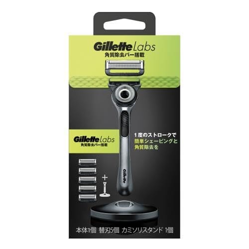 P＆Gジャパン ジレットラボ 角質除去ホルダー5Bコンボパック 替刃5個マグネット付
