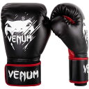 Venum Contender キッズ ボクシング グローブ - ブラック/レッド - 6オンス