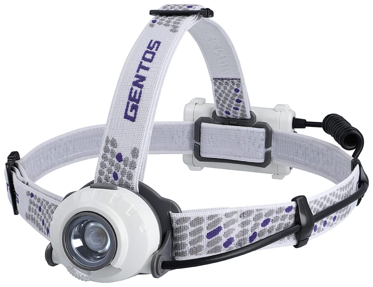 GENTOS(������ȥ�) LED �إåɥ饤�� �����뤵450�롼���/��������8����/����ǧ������ ñ3������3�ܤޤ������ѽ�����(�����)���� �إåɥ���...