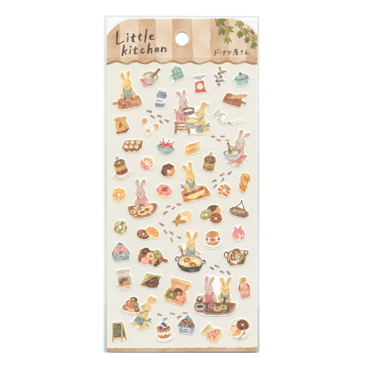 安心・安全・高品質の純日本製品シールサイズ:H175×W90mm重量:7g素材:和紙コットン 動物たちが働いている様子を描いたシールです！ 絵本を読んでいるような、ストーリー性のある構成に仕上げました♪ マンスリー手帳にもバーチカル手帳にも 使いやすいピースサイズです。