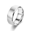 指輪 メンズ ステンレス リング シンプル シルバー ゴールド ブラック アクセサリー 幅8mm 大きめ かっこいい 人気アクセサリー