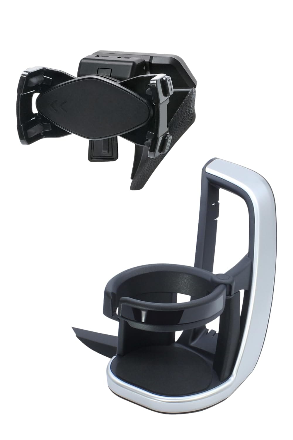 槌屋ヤック(Tsuchiya Yac) 車種専用品 トヨタ 90系 ノア ヴォクシー 専用 エアコン ドリンクホルダー 運転席用 スマートフォンホルダー ブラック SY-NV12 SY-NV17