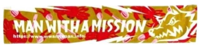 MAN WITH A MISSION マンウィズアミッション マンウィズ MWAM 2026 グッズ タオル マフラータオル かに