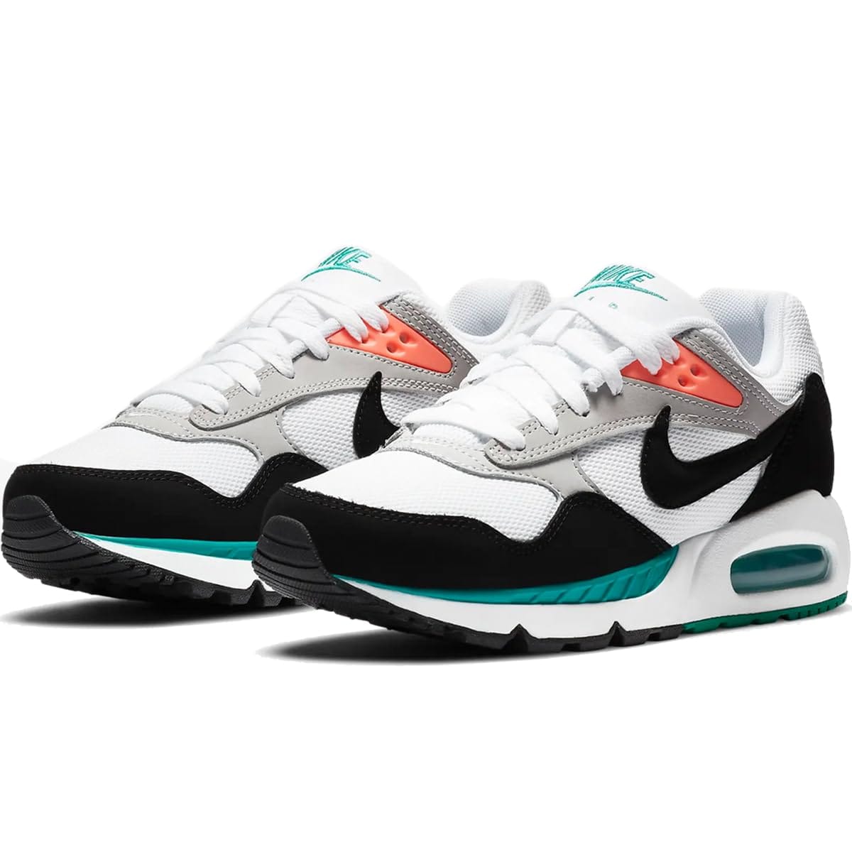 [ナイキ] エア マックス コリレート [W AIR MAX CORRELATE] ホワイト/ニューグリーン/ブライトマンゴー/ブラック 511417-136 日本国内正規品 23.5cm