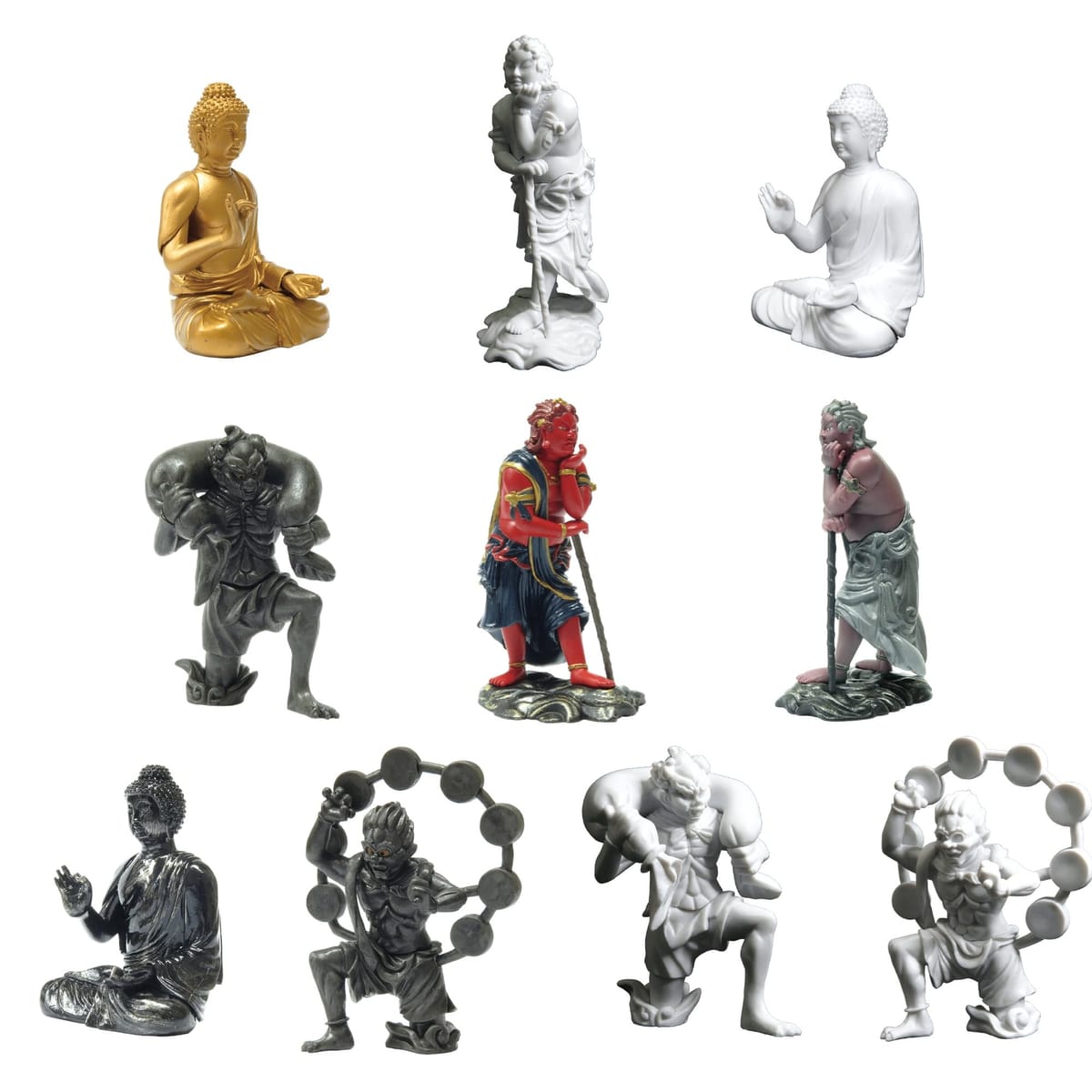 ターリンインターナショナル 和の心 仏像 伍 × 全10種セット フルコンプ ガチャガチャ カプセルトイ