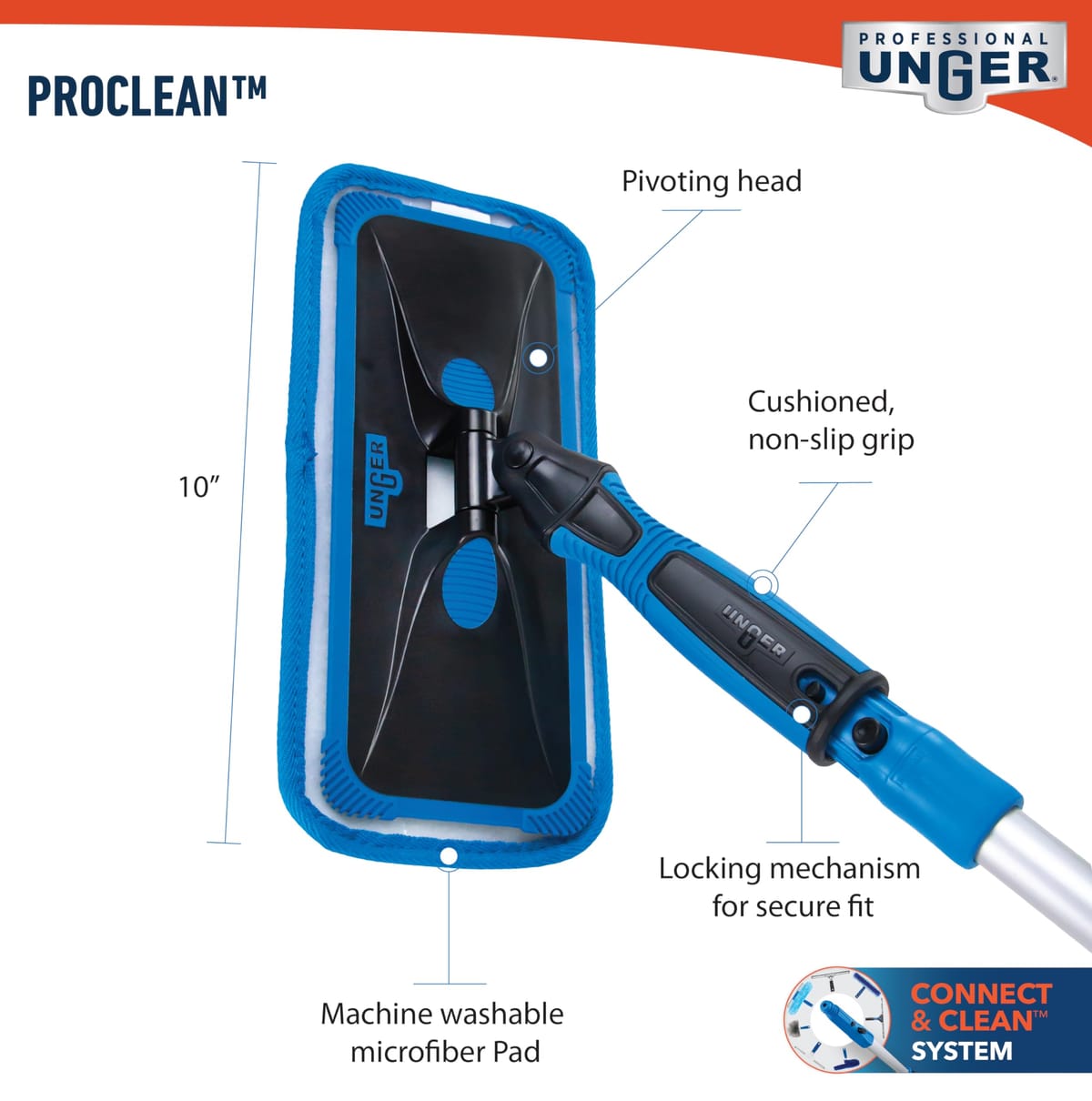 Unger ProClean ���⥦����ɥ����꡼�ʡ� �� ���饹 �ߥ顼���꡼�˥󥰥ġ��� �פ��Ĥ�ʤ� �����Ѳ�ǽ�ʥޥ������ե����С��ѥå� ��³��ǽ��, 980300