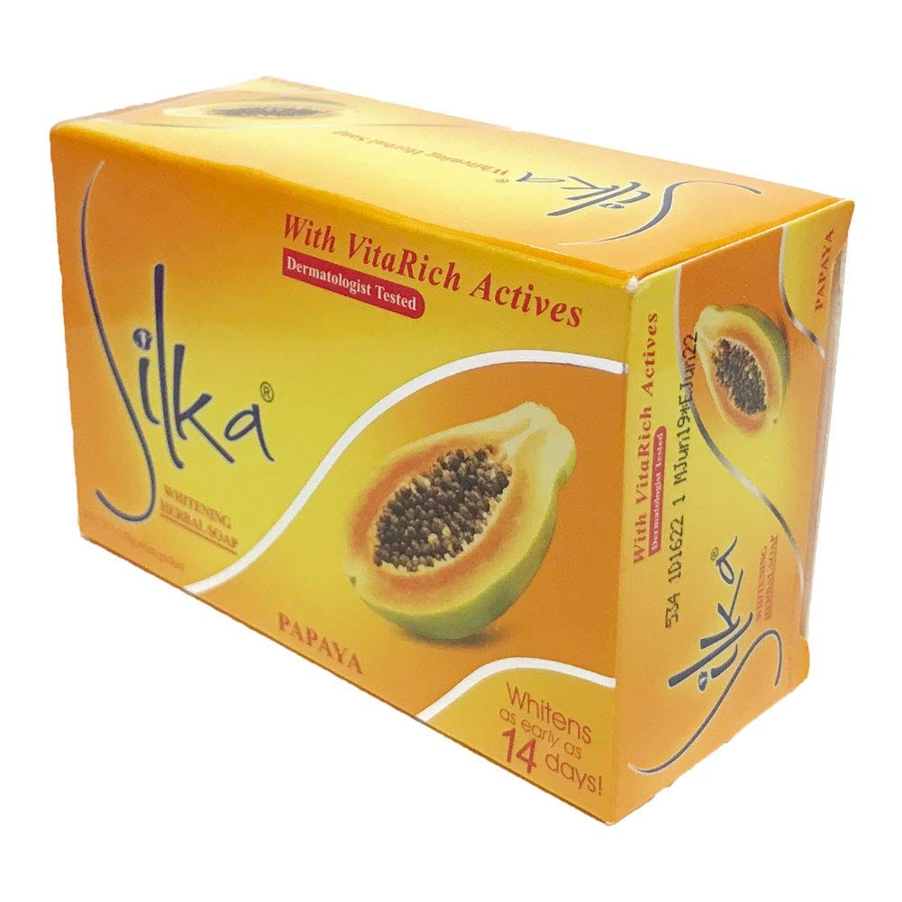 シルカ　パパイヤソープ　135g　Silka papaya soap