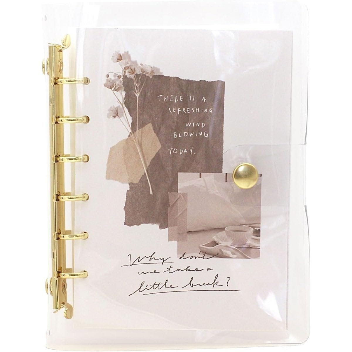 Bine/バイン A6 クリアバインダー 【ゴールド】 57956