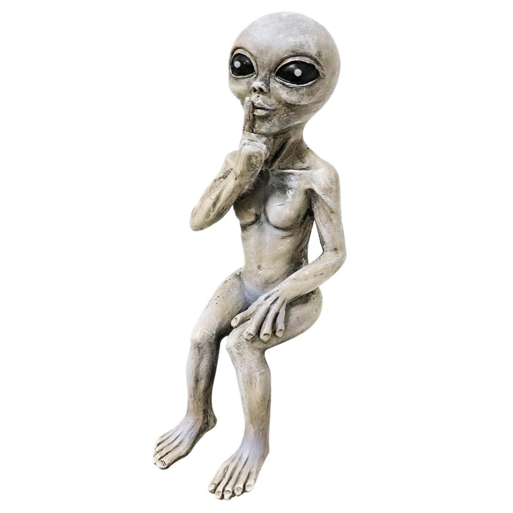 エイリアン 宇宙人 置物 オブジェ 装飾 飾り フィギュア 彫像 ミニチュア インテリア アクアリウム