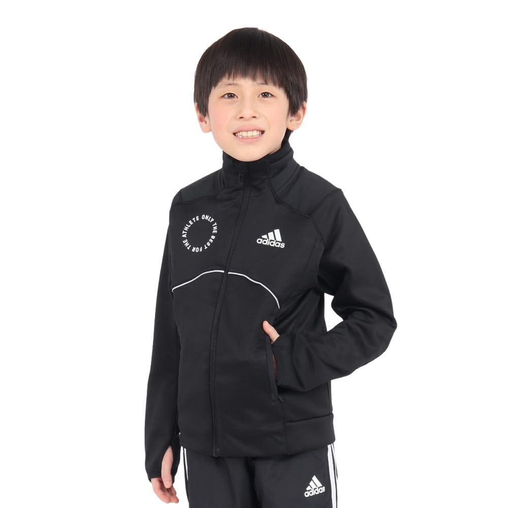 adidas(アディダス) U STD1 ウォームアップジャケット ブラック 160