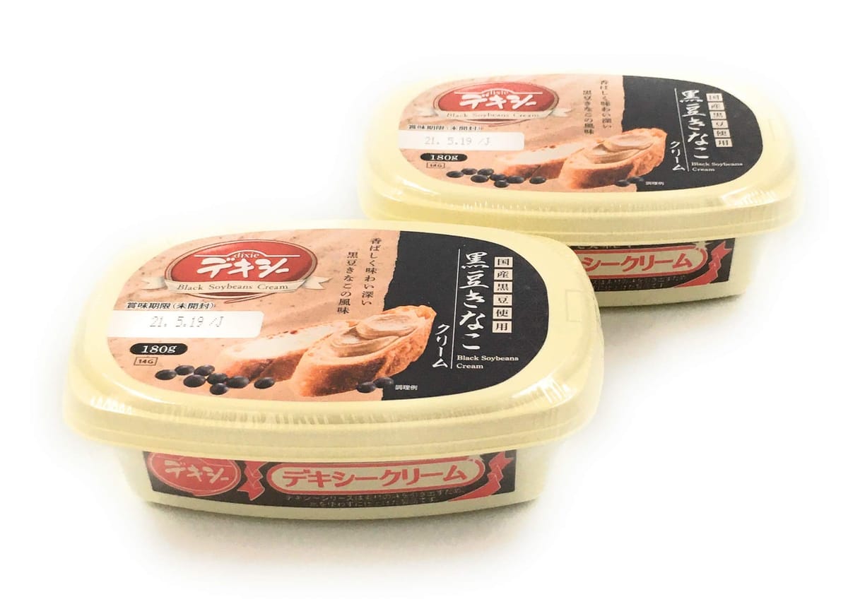【まとめ買い】デキシー 黒豆きなこクリーム 180g×2