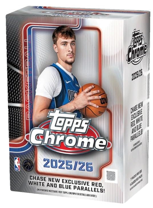 NBA 2025-26 TOPPS CHROME BASKETBALL VALUE BOX