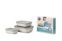 メパル サーキュラーレクタンギュラー 3ピースセット ロー ノルディック ホワイト Mepal Cirqula Rectangular 3set Low