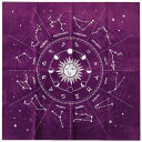 NOELAMOUR タロットクロス ベルベット 星座 大判 49×49cm タロットカード 占い オラクルカード マット