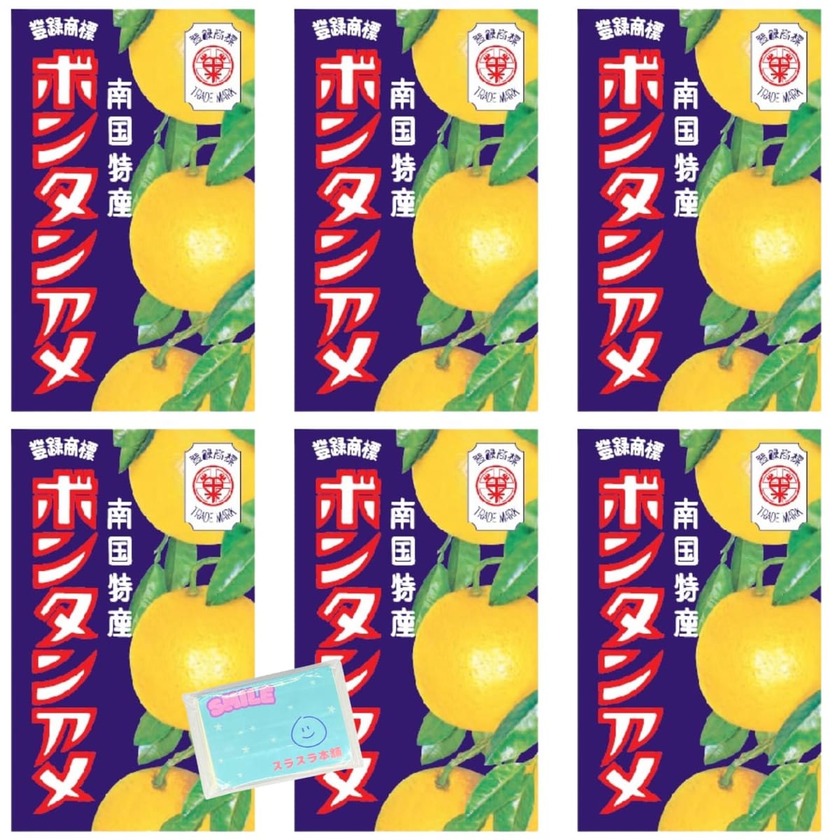 Monolog Style セイカ食品 ボンタンアメ 10粒 ×6個セット ★スラスラ本舗オリジナルポケットティッシュ付き★