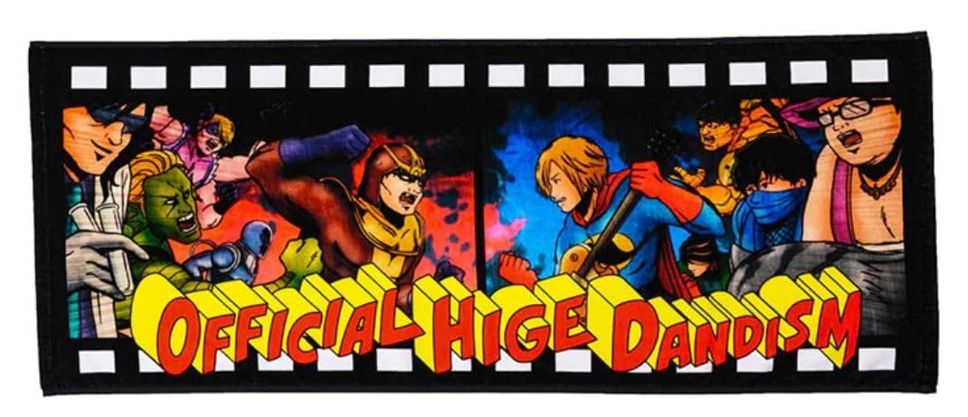 Official髭男dism（ヒゲダンディズム）グッズ 髭男 ひげだん ヒゲダン SHOCKING NUTS TOUR ヒゲンジャーズ タオル フェイスタオル