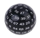 <Q-LIFE-Q>100面多面体ダイス,D100アクリル多面体ダイス,教育プロジェクト用のマルチサイドダイス,多面サイコロ,100面サイコロ(45mm)