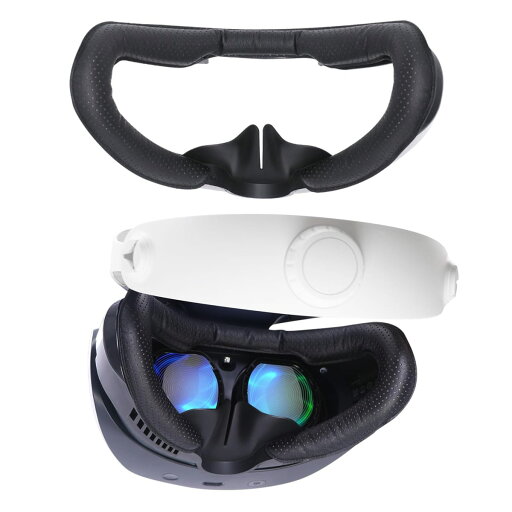 プレイステーションVR2用VRフェイスパッド、通気性穴レザー保護VRアクセサリーVRフェイスカバークッション交換用フィットネスフェイシャルインターフェースブラケットPS VR2対応 プレイステーションVR2用VRフェイスパッド、通気性穴レザー保護VRアクセサリーVRフェイスカバークッション交換用フィットネスフェイシャルインターフェースブラケットPS VR2対応