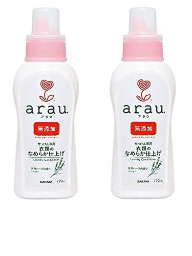 【まとめ買い】arau. アラウ. 衣類のなめらか仕上げ 本体 720ml サラヤ 柔軟剤 × 2個