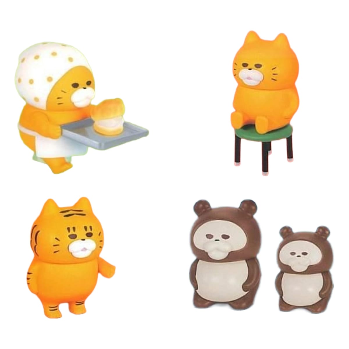 ケンエレファント ミニチュアフィギュア だい4だん × 全4種セット フルコンプ ガチャガチャ カプセルトイ