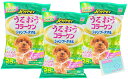 JOYPET ジョイペット うるおうコラーゲン シャンプータオル 25枚入り 30×20cm 小型犬用 ふんわりソープの香り なめても安心 ×3袋セット ★スラスラ本舗オリジナルポケットティッシュ付き★