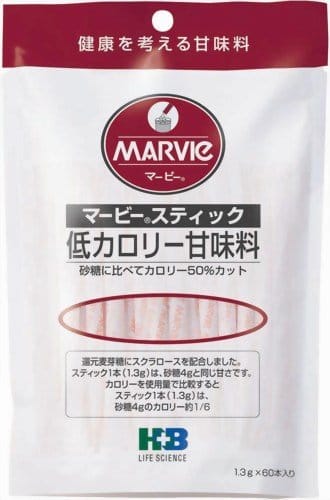 H+Bライフサイエンス マービー甘味料スティック 1.3gX60