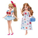 タカラトミー(TAKARA TOMY) リカちゃん ドレス LW-13 マリンワンピ&セーラー水着セット 着せ替え おままごと おもちゃ 3歳以上
